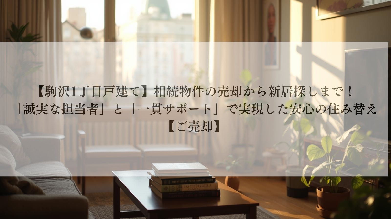 【駒沢1丁目戸建て】相続物件の売却から新居探しまで! 「誠実な担当者」と「一貫サポート」で実現した安心の住み替え【ご売却】