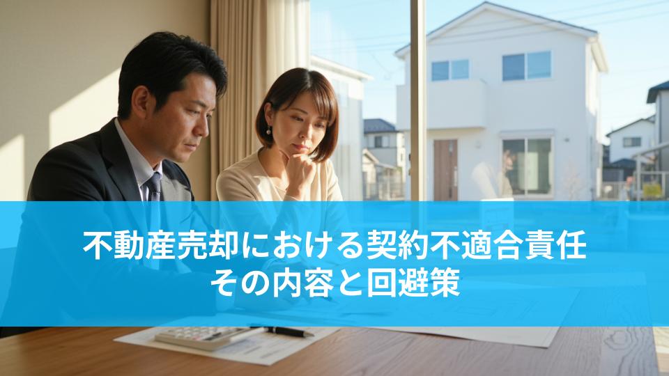 不動産売却における契約不適合責任とは？その内容と回避策を解説
