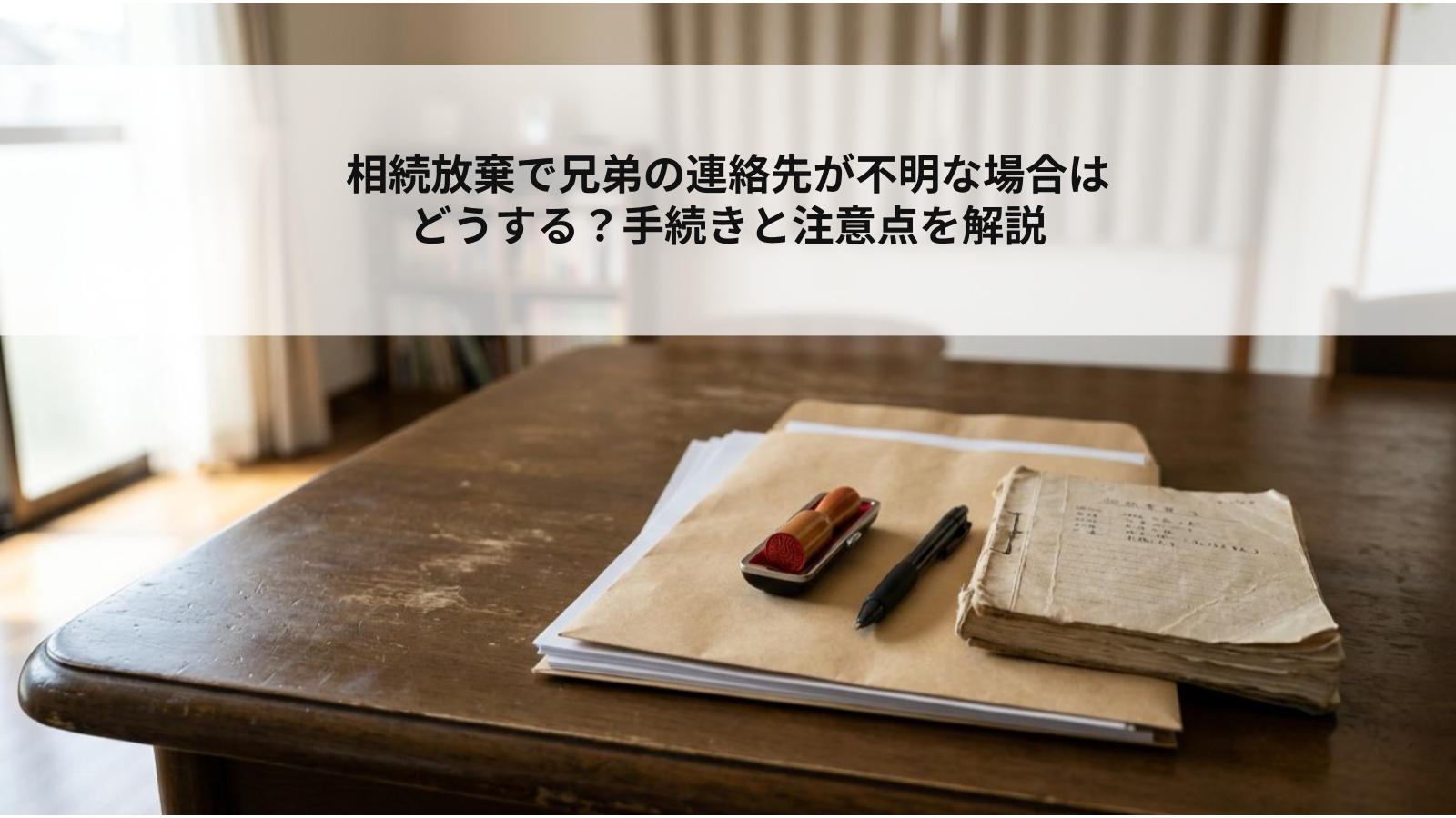 相続放棄で兄弟の連絡先が不明な場合はどうする？手続きと注意点を解説